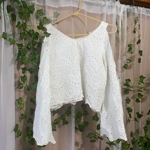 Rebellion Crop Top with Cute Cutouts